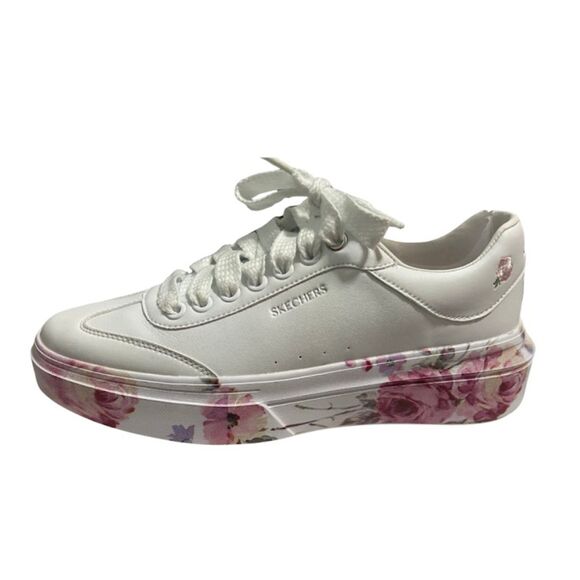 Skechers Cordova Classic - Painted Florals - Pink Roses, Size 9.5* - Picture 8 of 10